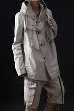 画像をギャラリービューアに読み込む, masnada CROPPED LOOSE POCKET PARKA JACKET / STRETCH COTTON RIPSTOP (FLINT)