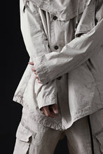 画像をギャラリービューアに読み込む, masnada CROPPED LOOSE POCKET PARKA JACKET / STRETCH COTTON RIPSTOP (FLINT)