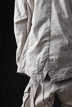 画像をギャラリービューアに読み込む, masnada CROPPED LOOSE POCKET PARKA JACKET / STRETCH COTTON RIPSTOP (FLINT)