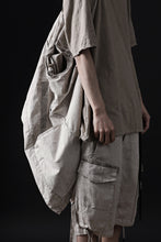 画像をギャラリービューアに読み込む, masnada CROPPED LOOSE POCKET PARKA JACKET / STRETCH COTTON RIPSTOP (FLINT)