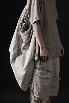 画像をギャラリービューアに読み込む, masnada CROPPED LOOSE POCKET PARKA JACKET / STRETCH COTTON RIPSTOP (FLINT)