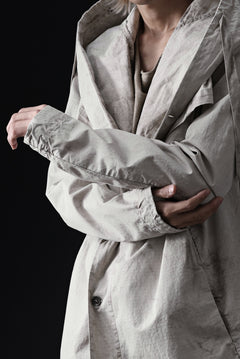 画像をギャラリービューアに読み込む, masnada CROPPED LOOSE POCKET PARKA JACKET / STRETCH COTTON RIPSTOP (FLINT)