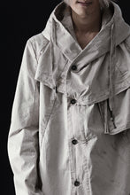 画像をギャラリービューアに読み込む, masnada CROPPED LOOSE POCKET PARKA JACKET / STRETCH COTTON RIPSTOP (FLINT)