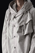 画像をギャラリービューアに読み込む, masnada CROPPED LOOSE POCKET PARKA JACKET / STRETCH COTTON RIPSTOP (FLINT)
