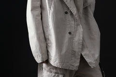 画像をギャラリービューアに読み込む, masnada CROPPED LOOSE POCKET PARKA JACKET / STRETCH COTTON RIPSTOP (FLINT)