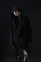 画像をギャラリービューアに読み込む, masnada CROPPED LOOSE POCKET PARKA JACKET / STRETCH COTTON RIPSTOP (SOLID BLACK)