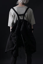 画像をギャラリービューアに読み込む, masnada CROPPED LOOSE POCKET PARKA JACKET / STRETCH COTTON RIPSTOP (SOLID BLACK)