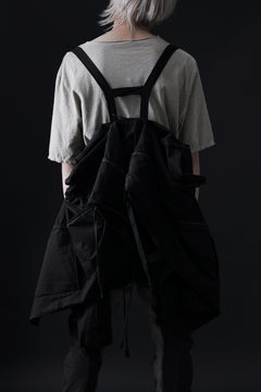画像をギャラリービューアに読み込む, masnada CROPPED LOOSE POCKET PARKA JACKET / STRETCH COTTON RIPSTOP (SOLID BLACK)