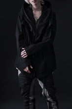 画像をギャラリービューアに読み込む, masnada CROPPED LOOSE POCKET PARKA JACKET / STRETCH COTTON RIPSTOP (SOLID BLACK)