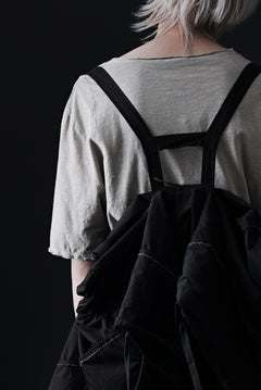 画像をギャラリービューアに読み込む, masnada CROPPED LOOSE POCKET PARKA JACKET / STRETCH COTTON RIPSTOP (SOLID BLACK)