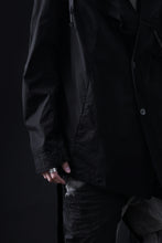 画像をギャラリービューアに読み込む, masnada CROPPED LOOSE POCKET PARKA JACKET / STRETCH COTTON RIPSTOP (SOLID BLACK)
