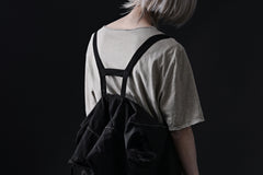画像をギャラリービューアに読み込む, masnada CROPPED LOOSE POCKET PARKA JACKET / STRETCH COTTON RIPSTOP (SOLID BLACK)