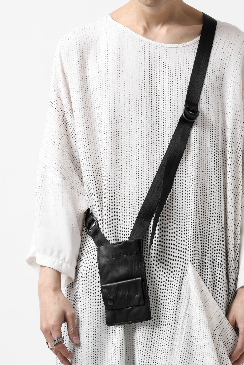 画像をギャラリービューアに読み込む, PAL OFFNER MOBILE BAG 2.0 / CALF LEATHER (BLACK)