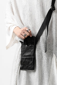 画像をギャラリービューアに読み込む, PAL OFFNER MOBILE BAG 2.0 / CALF LEATHER (BLACK)