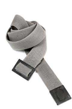 画像をギャラリービューアに読み込む, BORIS BIDJAN SABERI FABRIC & PLATE BELT / OBJECT DYED "BELT5-SIN" (CARBON GREY)