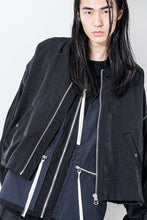画像をギャラリービューアに読み込む, FACETASM ZIPPER MA-1 JACKET (BLACK)