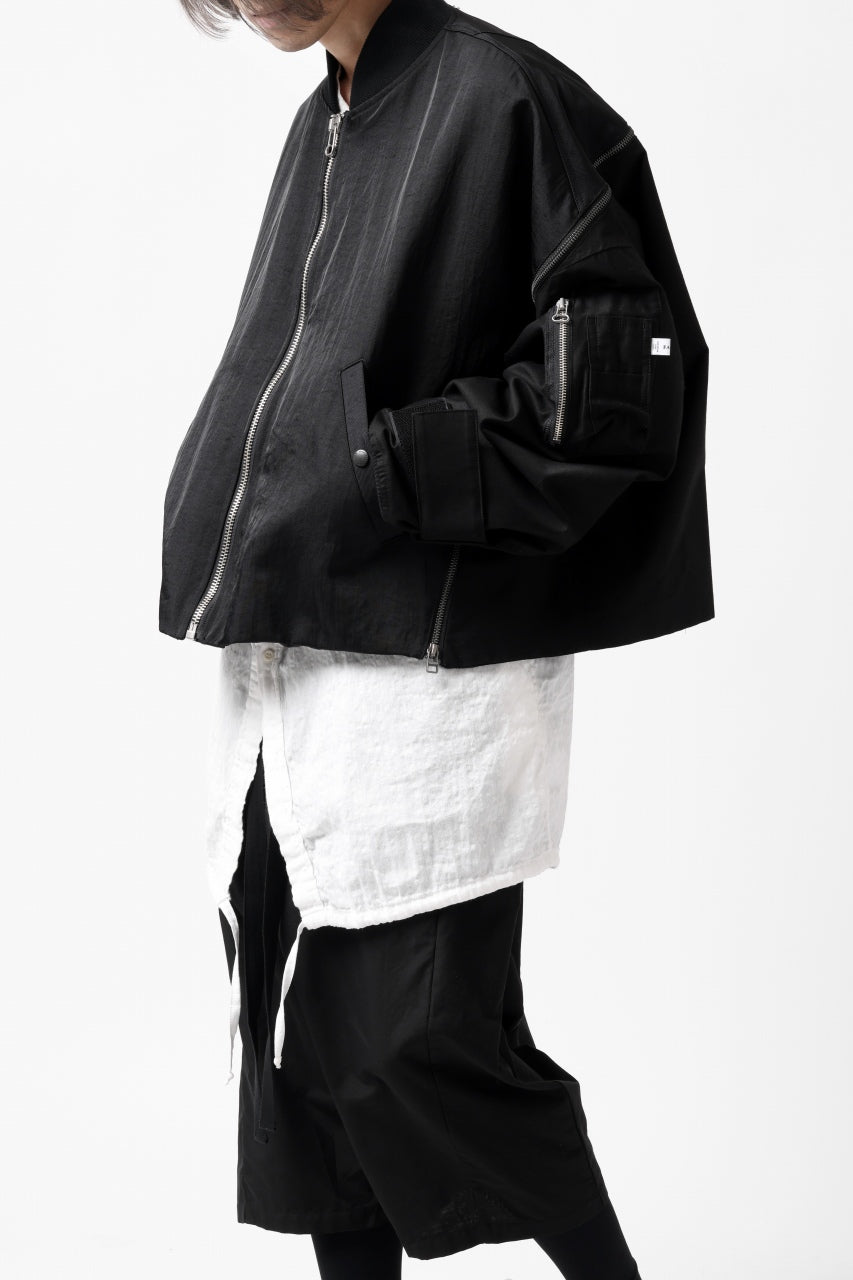 画像をギャラリービューアに読み込む, FACETASM ZIPPER MA-1 JACKET (BLACK)