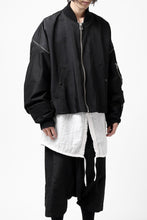 画像をギャラリービューアに読み込む, FACETASM ZIPPER MA-1 JACKET (BLACK)