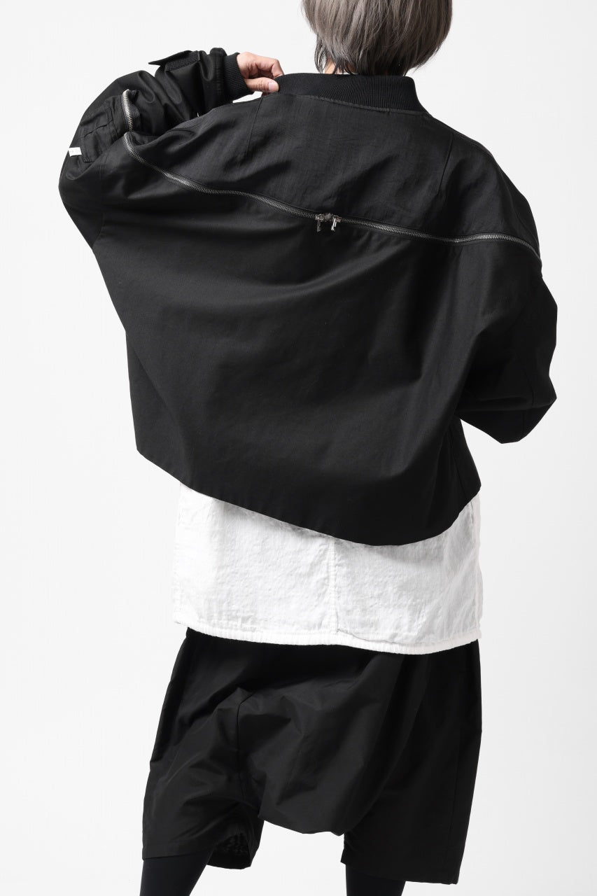 画像をギャラリービューアに読み込む, FACETASM ZIPPER MA-1 JACKET (BLACK)