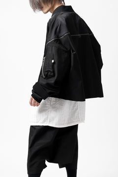 画像をギャラリービューアに読み込む, FACETASM ZIPPER MA-1 JACKET (BLACK)