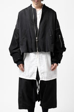 画像をギャラリービューアに読み込む, FACETASM ZIPPER MA-1 JACKET (BLACK)