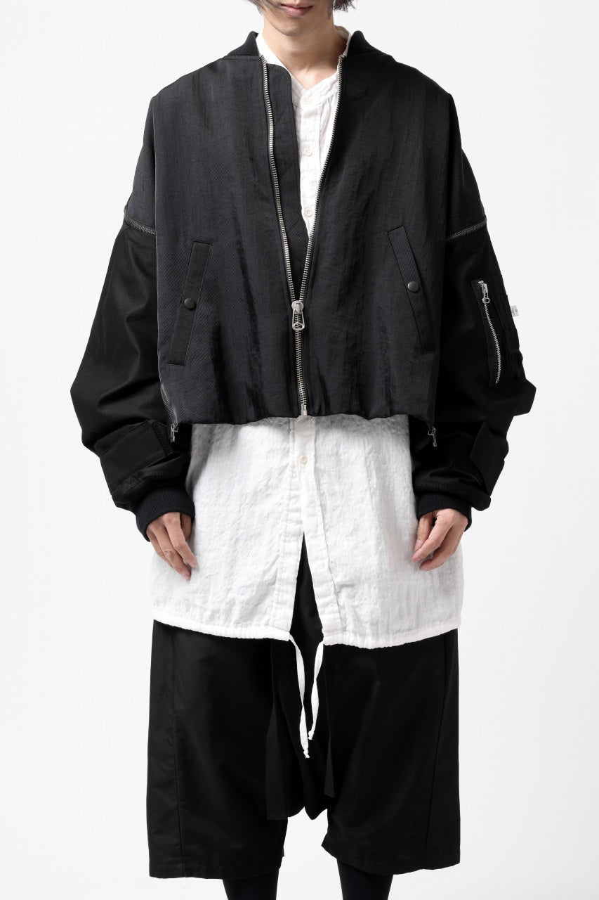 画像をギャラリービューアに読み込む, FACETASM ZIPPER MA-1 JACKET (BLACK)