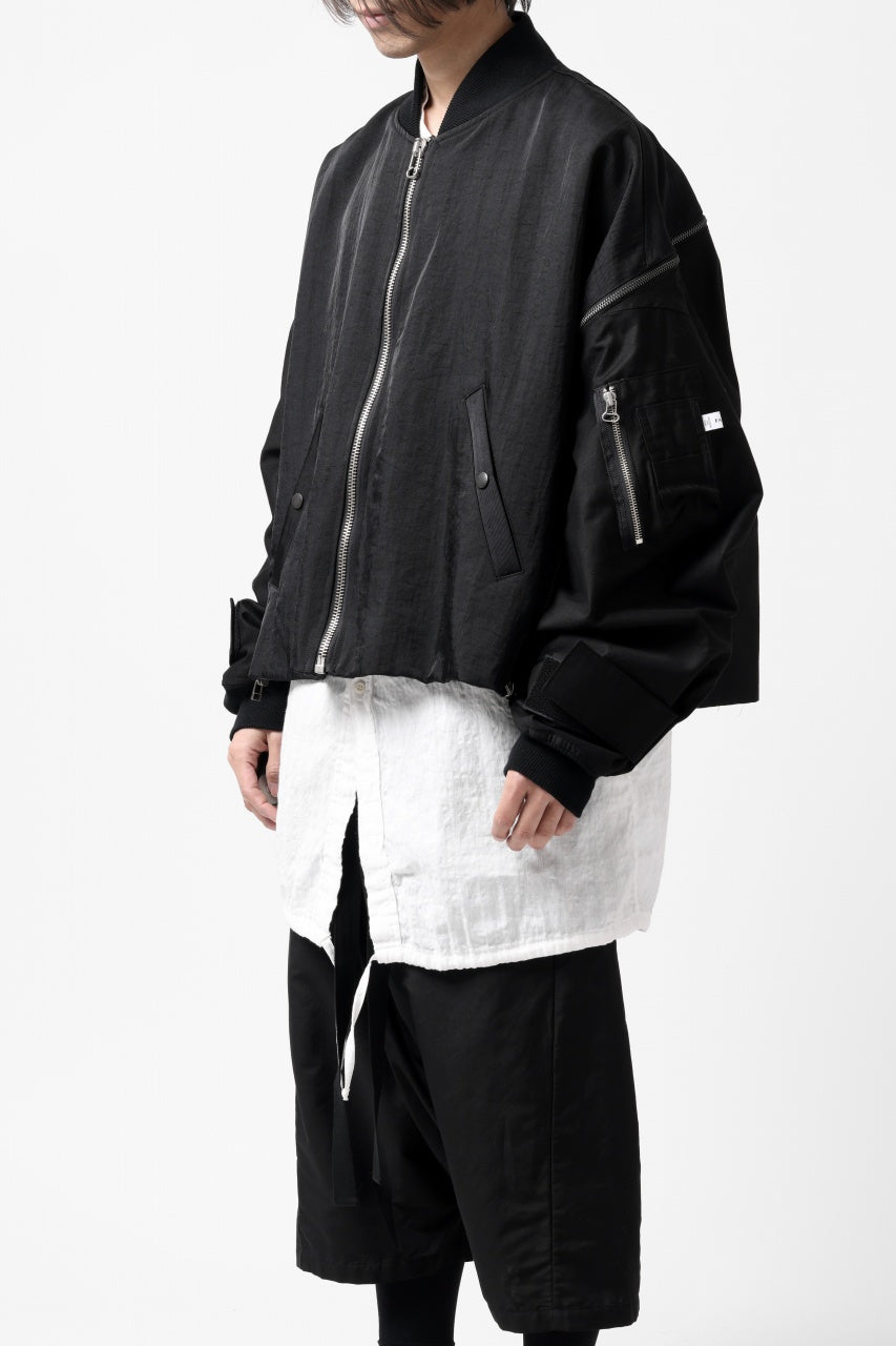 画像をギャラリービューアに読み込む, FACETASM ZIPPER MA-1 JACKET (BLACK)
