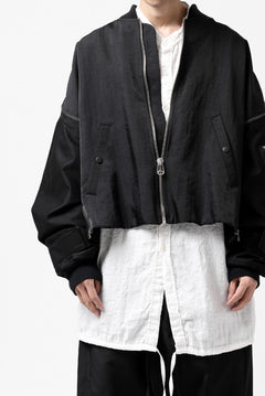 画像をギャラリービューアに読み込む, FACETASM ZIPPER MA-1 JACKET (BLACK)