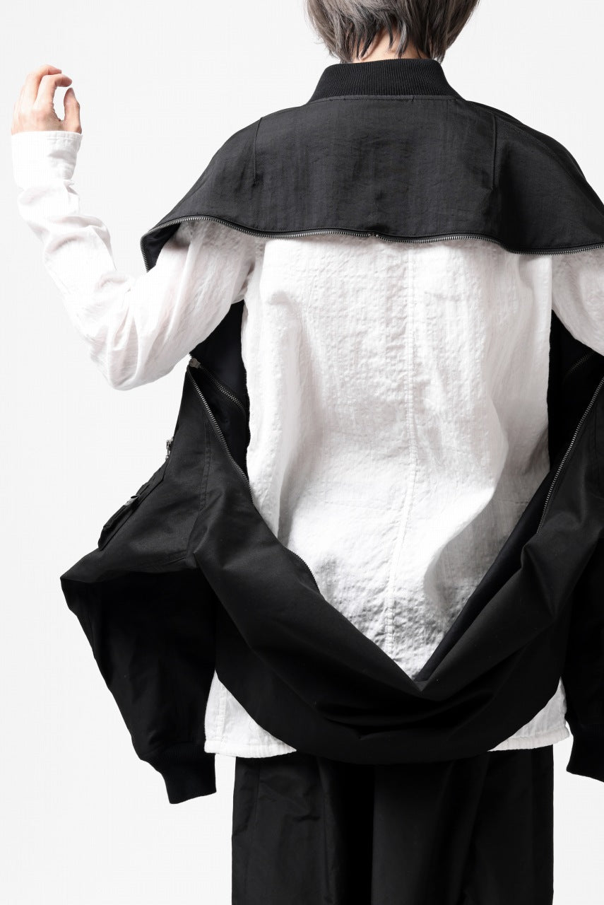 画像をギャラリービューアに読み込む, FACETASM ZIPPER MA-1 JACKET (BLACK)