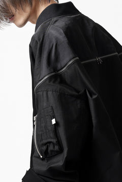 画像をギャラリービューアに読み込む, FACETASM ZIPPER MA-1 JACKET (BLACK)