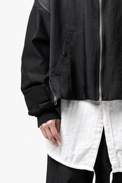 画像をギャラリービューアに読み込む, FACETASM ZIPPER MA-1 JACKET (BLACK)