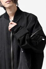 画像をギャラリービューアに読み込む, FACETASM ZIPPER MA-1 JACKET (BLACK)