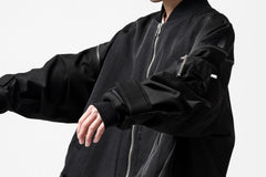 画像をギャラリービューアに読み込む, FACETASM ZIPPER MA-1 JACKET (BLACK)