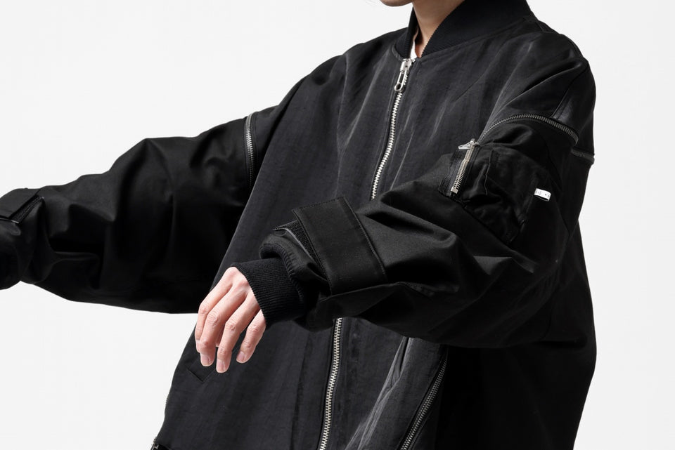 画像をギャラリービューアに読み込む, FACETASM ZIPPER MA-1 JACKET (BLACK)
