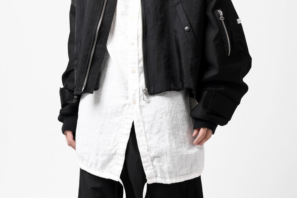 画像をギャラリービューアに読み込む, FACETASM ZIPPER MA-1 JACKET (BLACK)