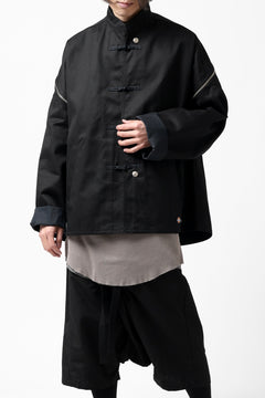 画像をギャラリービューアに読み込む, FACETASM x DICKIES KUNG FU ZIPPER JACKET (BLACK)