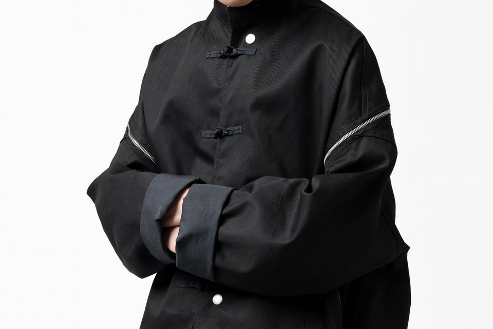 画像をギャラリービューアに読み込む, FACETASM x DICKIES KUNG FU ZIPPER JACKET (BLACK)