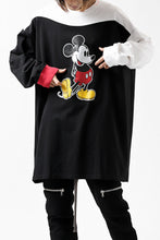 画像をギャラリービューアに読み込む, FACETASM × DISNEY Collaboration MICKEY ASYMMETRIC LONG SLEEVE TEE (BLACK)