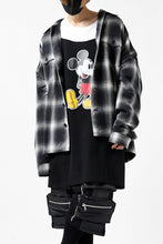 画像をギャラリービューアに読み込む, FACETASM × DISNEY Collaboration MICKEY ASYMMETRIC LONG SLEEVE TEE (BLACK)