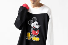 画像をギャラリービューアに読み込む, FACETASM × DISNEY Collaboration MICKEY ASYMMETRIC LONG SLEEVE TEE (BLACK)
