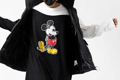 画像をギャラリービューアに読み込む, FACETASM × DISNEY Collaboration MICKEY ASYMMETRIC LONG SLEEVE TEE (BLACK)
