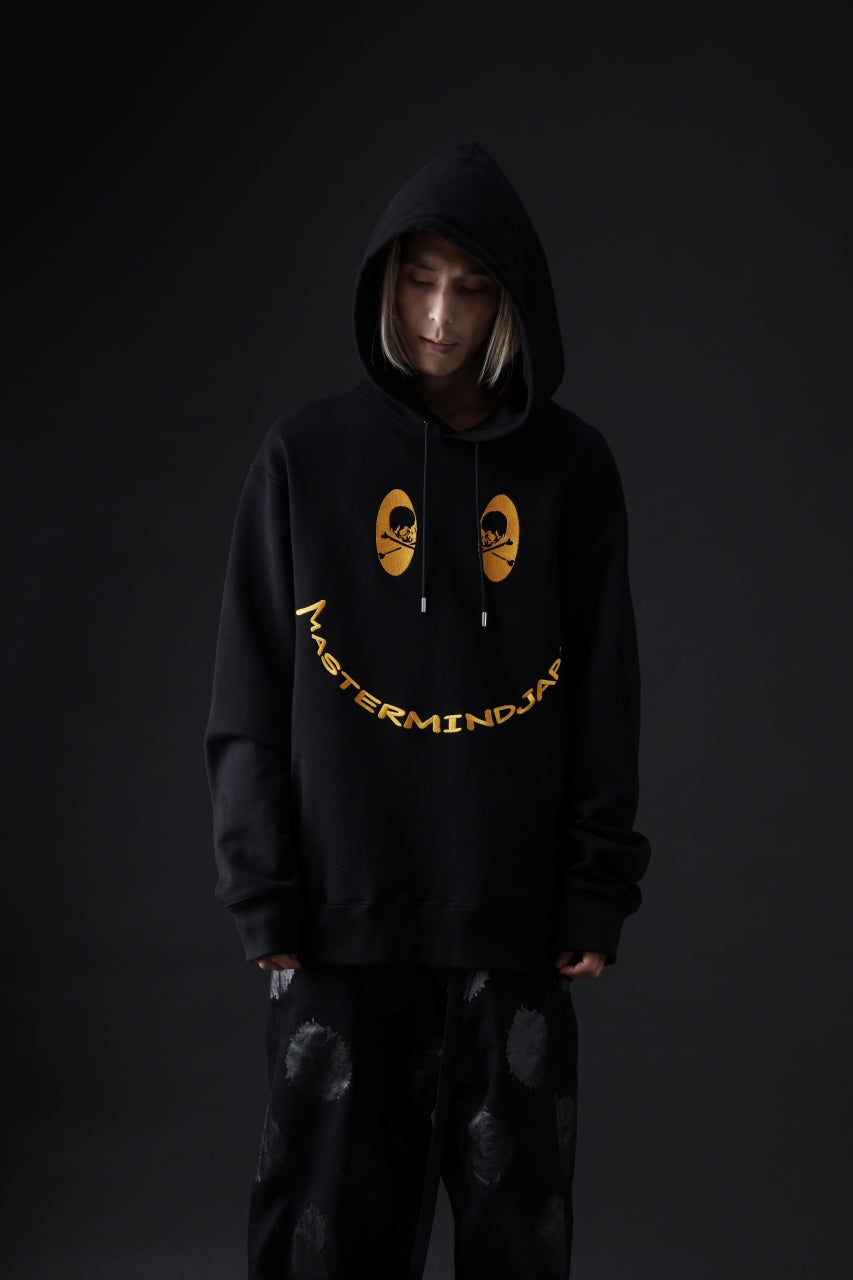 Load image into Gallery viewer, mastermind JAPAN SWEAT HOODIE / FACE LOGO (BLACK)