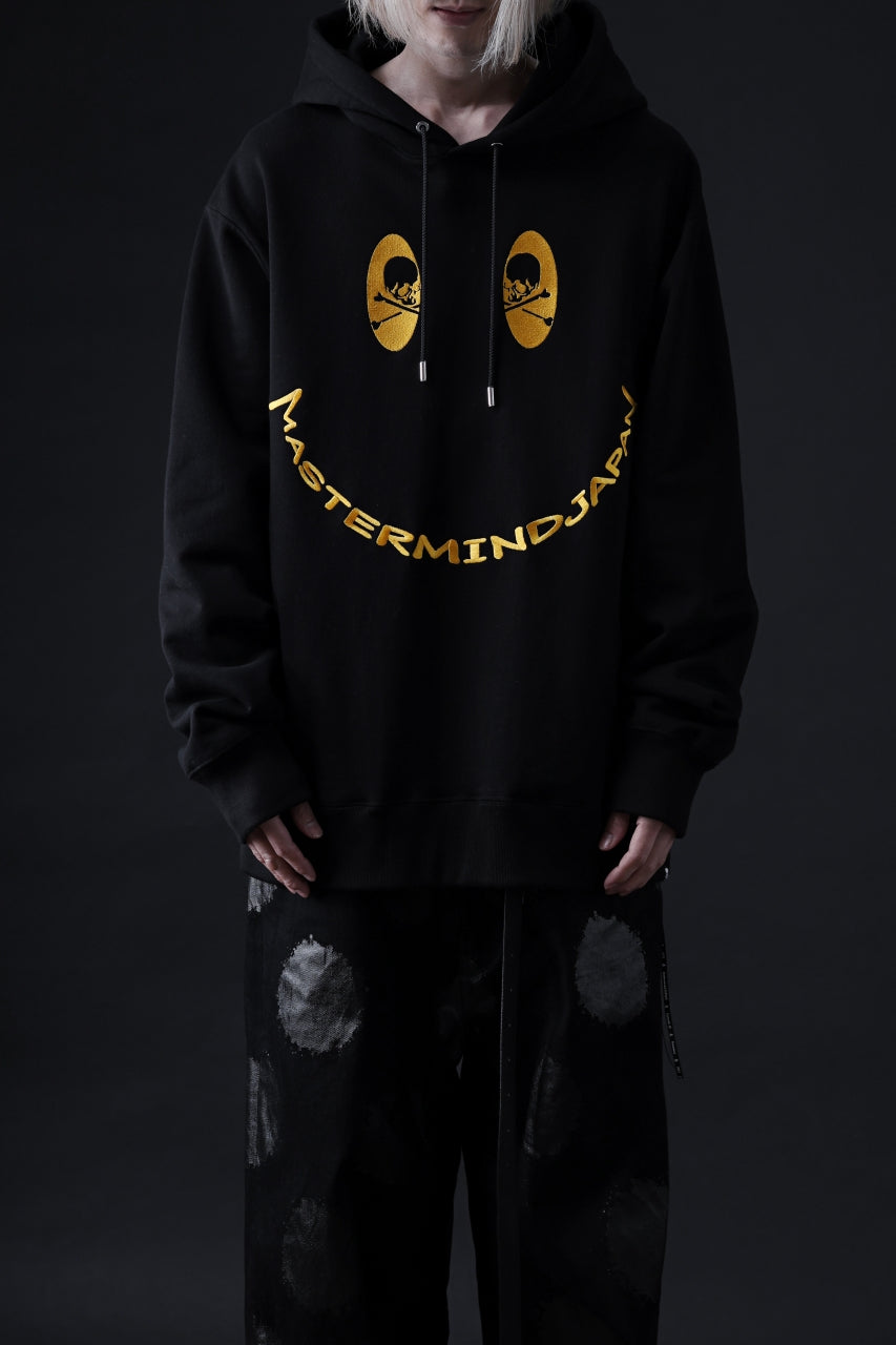 Load image into Gallery viewer, mastermind JAPAN SWEAT HOODIE / FACE LOGO (BLACK)