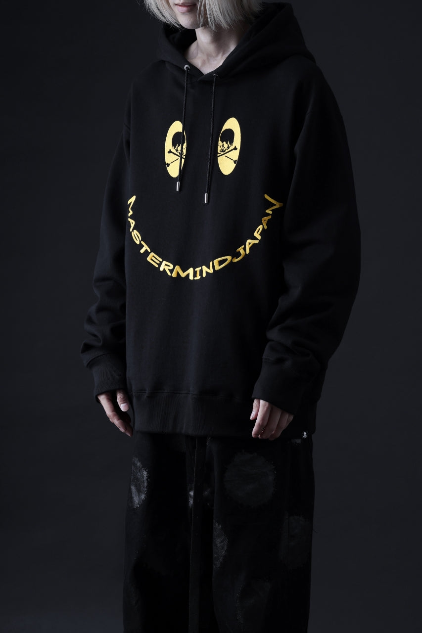 Load image into Gallery viewer, mastermind JAPAN SWEAT HOODIE / FACE LOGO (BLACK)