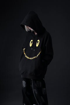 Load image into Gallery viewer, mastermind JAPAN SWEAT HOODIE / FACE LOGO (BLACK)