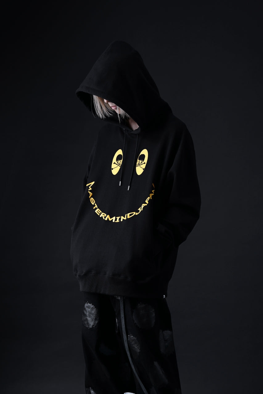 Load image into Gallery viewer, mastermind JAPAN SWEAT HOODIE / FACE LOGO (BLACK)