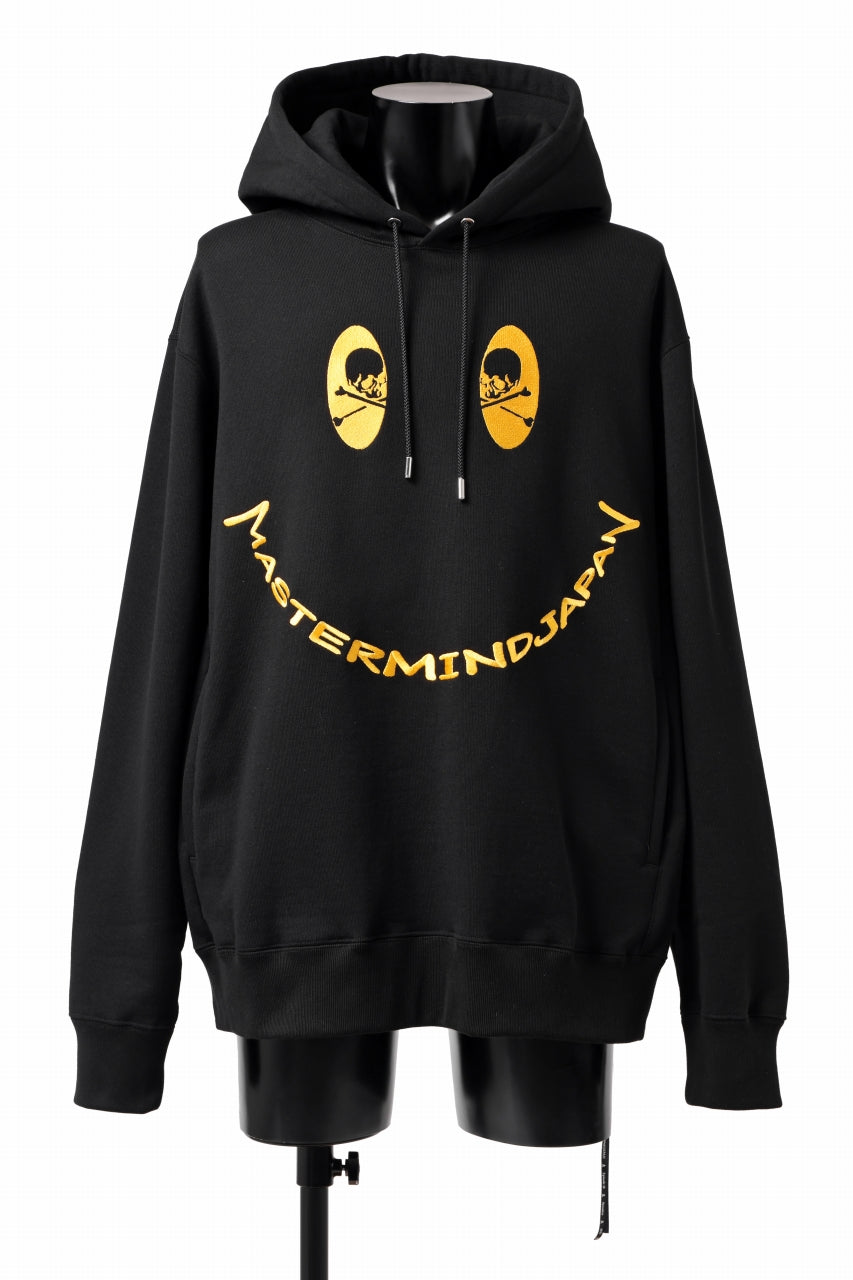 Load image into Gallery viewer, mastermind JAPAN SWEAT HOODIE / FACE LOGO (BLACK)