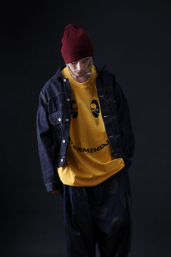 Load image into Gallery viewer, mastermind JAPAN FACE LOGO TEE / BOXY FIT (YELLOW)