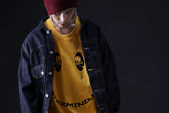 Load image into Gallery viewer, mastermind JAPAN FACE LOGO TEE / BOXY FIT (YELLOW)