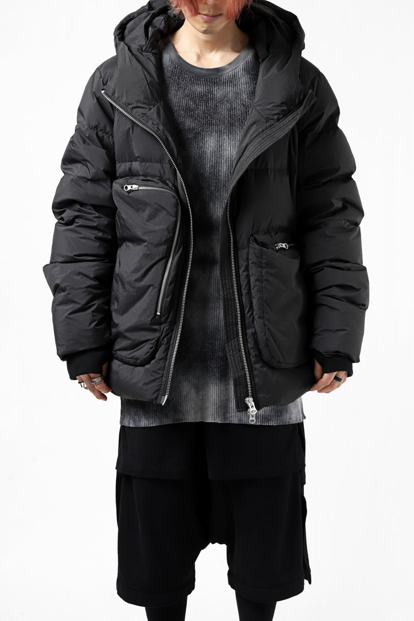画像をギャラリービューアに読み込む, thomkrom RADICAL POCKET DOWN JACKET (BLACK)